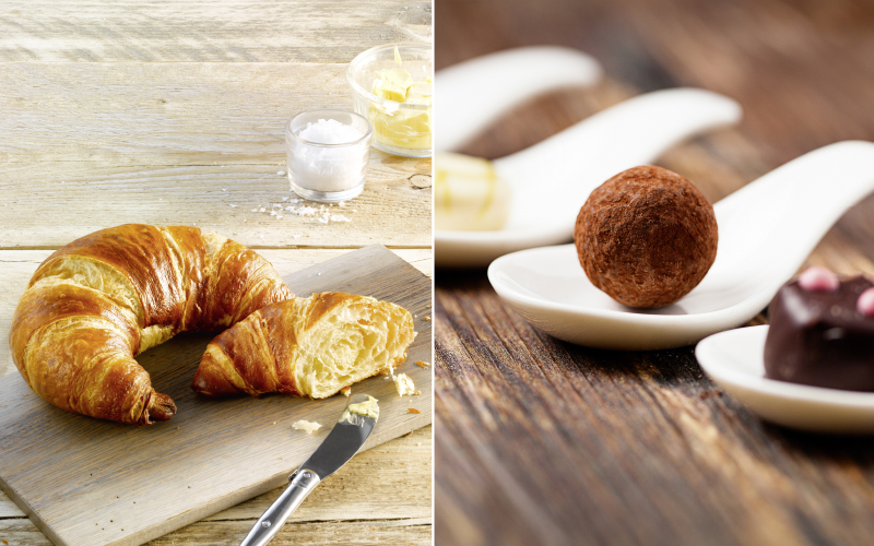 Action Croissant Sole rapide, les graisses pour la confiserie et les améliorants pour croissants