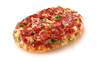 Pizza du boulanger poivrons-salami